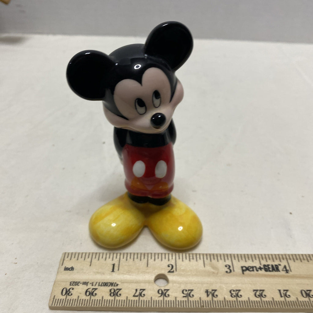 Vintage Enesco ceramic Mickey Mouse shy bashful figure