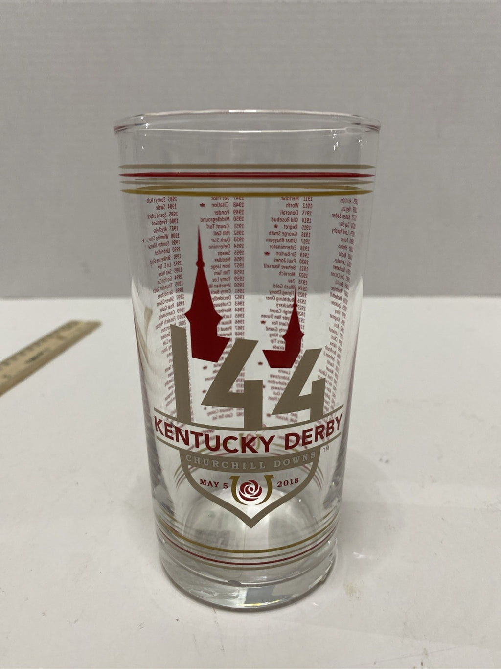NEW! Official 144 Kentucky Derby 2018 Mint Julep Glass