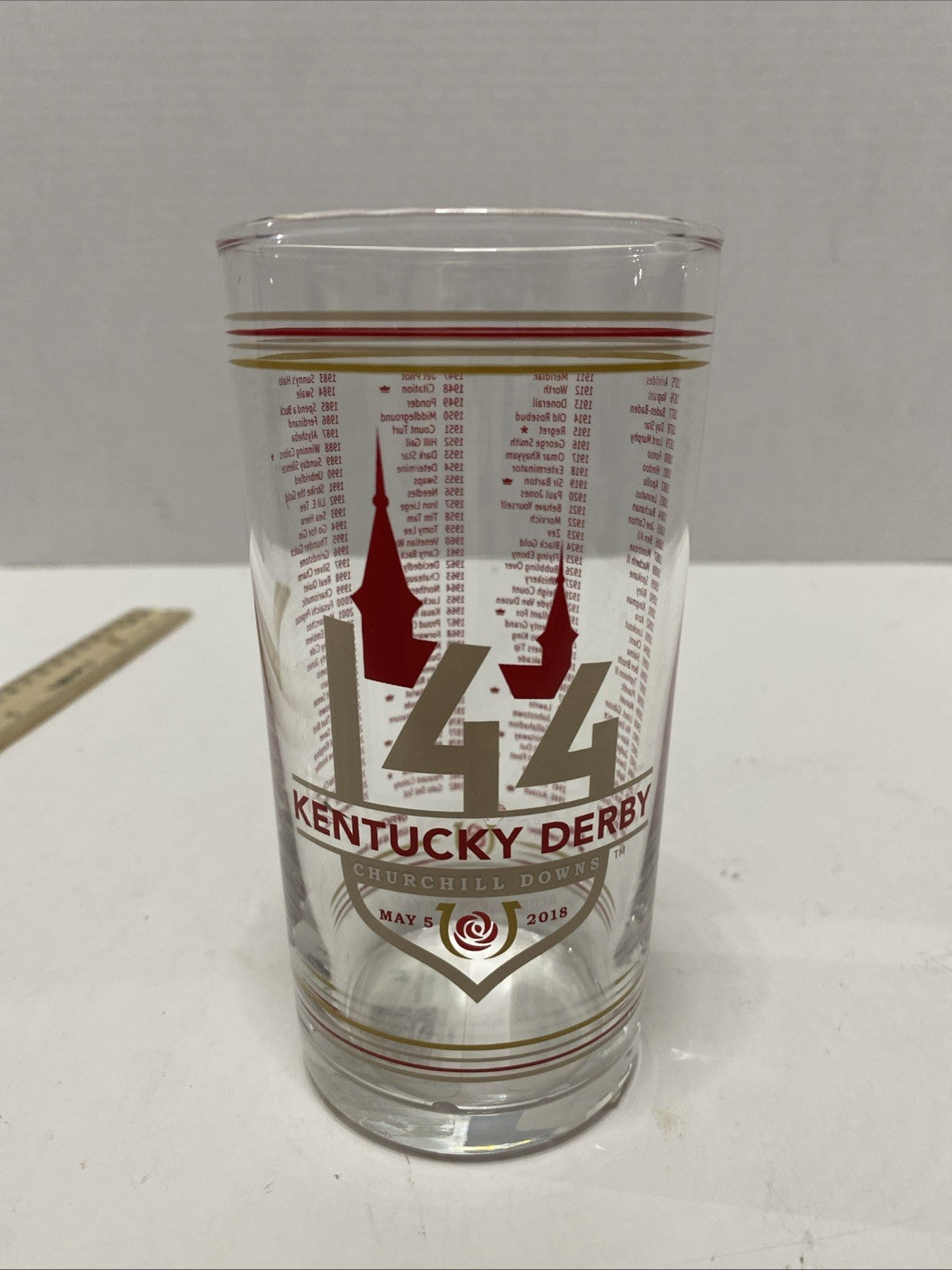 NEW! Official 144 Kentucky Derby 2018 Mint Julep Glass