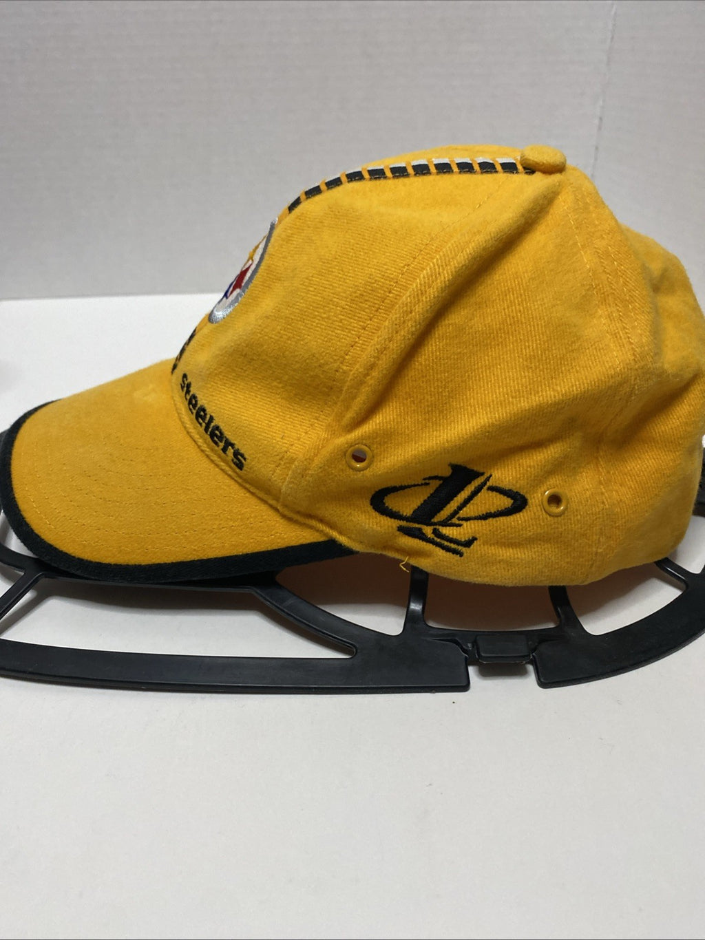 Vintage 90s Pittsburgh Steelers Logo Athletic Pro Line Strapback Hat Cap NFL
