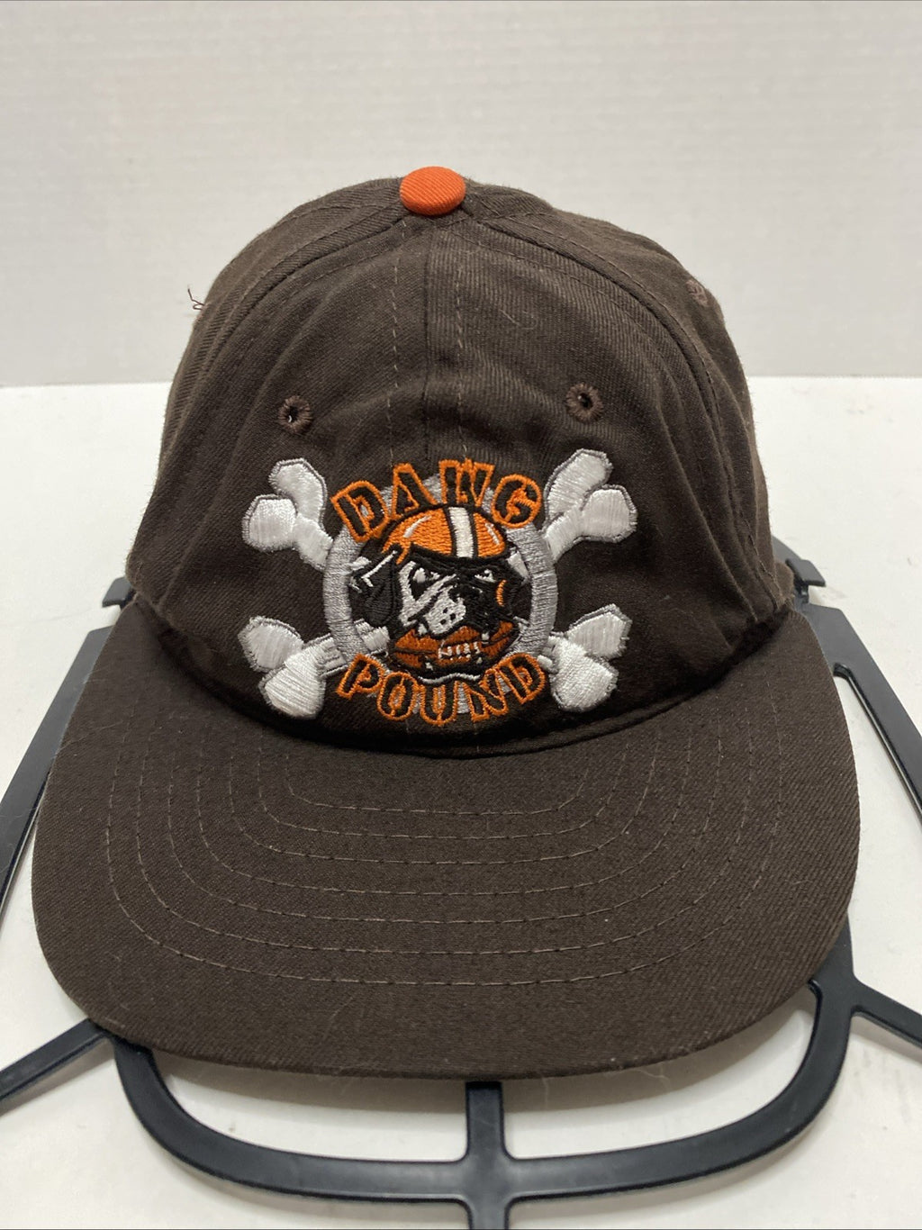 VTG Cleveland Browns Logo Athletic Dawg Pound NFL Snapback Hat Baseball Cap OSFA