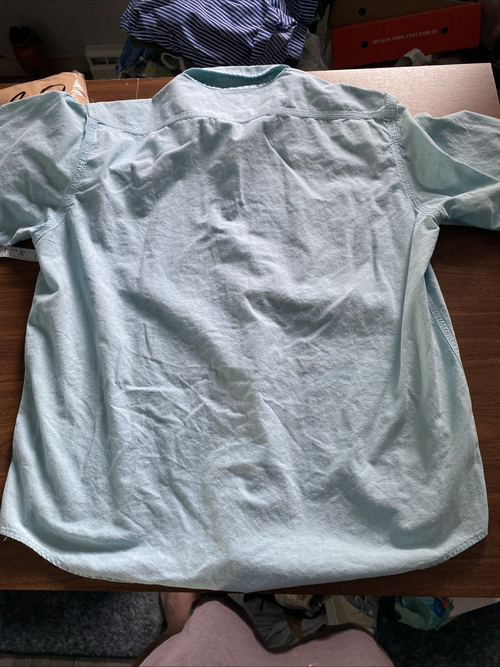 Carhartt Rugged oudoor wear extra large short sleeve button up dress shirt