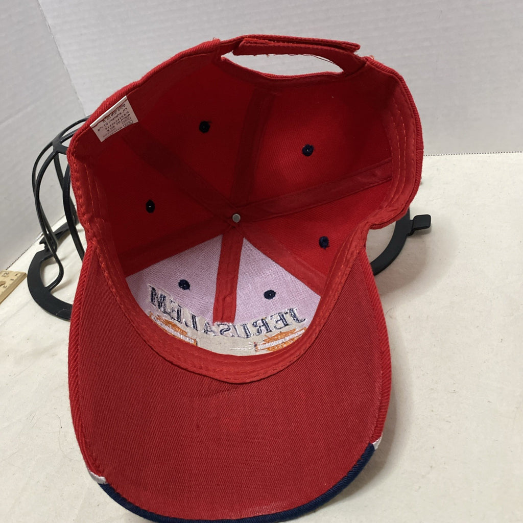 Harley Davidson Hat Adjustable Pre-owned Flames Red