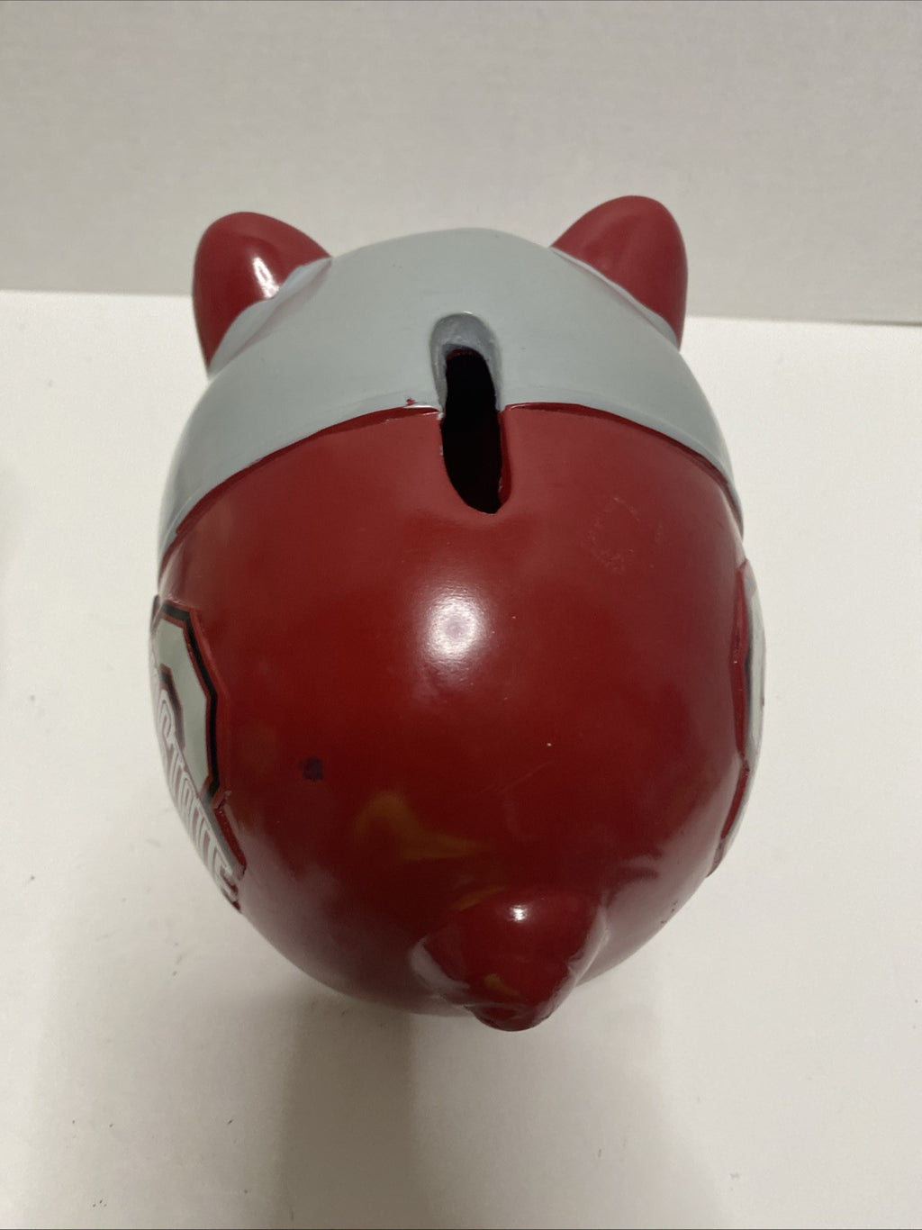 OSU Ohio State University buckeyes Ceramic Piggy Bank College Football 9”