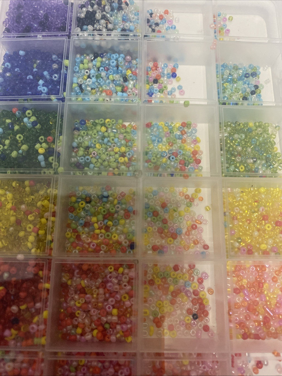 Lot of Size 5 & 6 'E' Seed Beads For Crafts, Jewelry, Costumes, Decorations