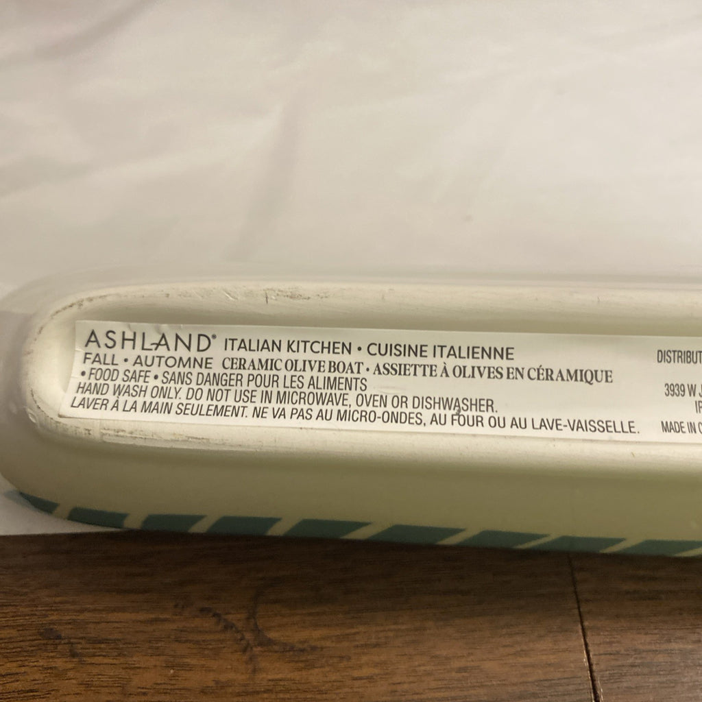 Ashland Italian kitchen olive oil serving dish