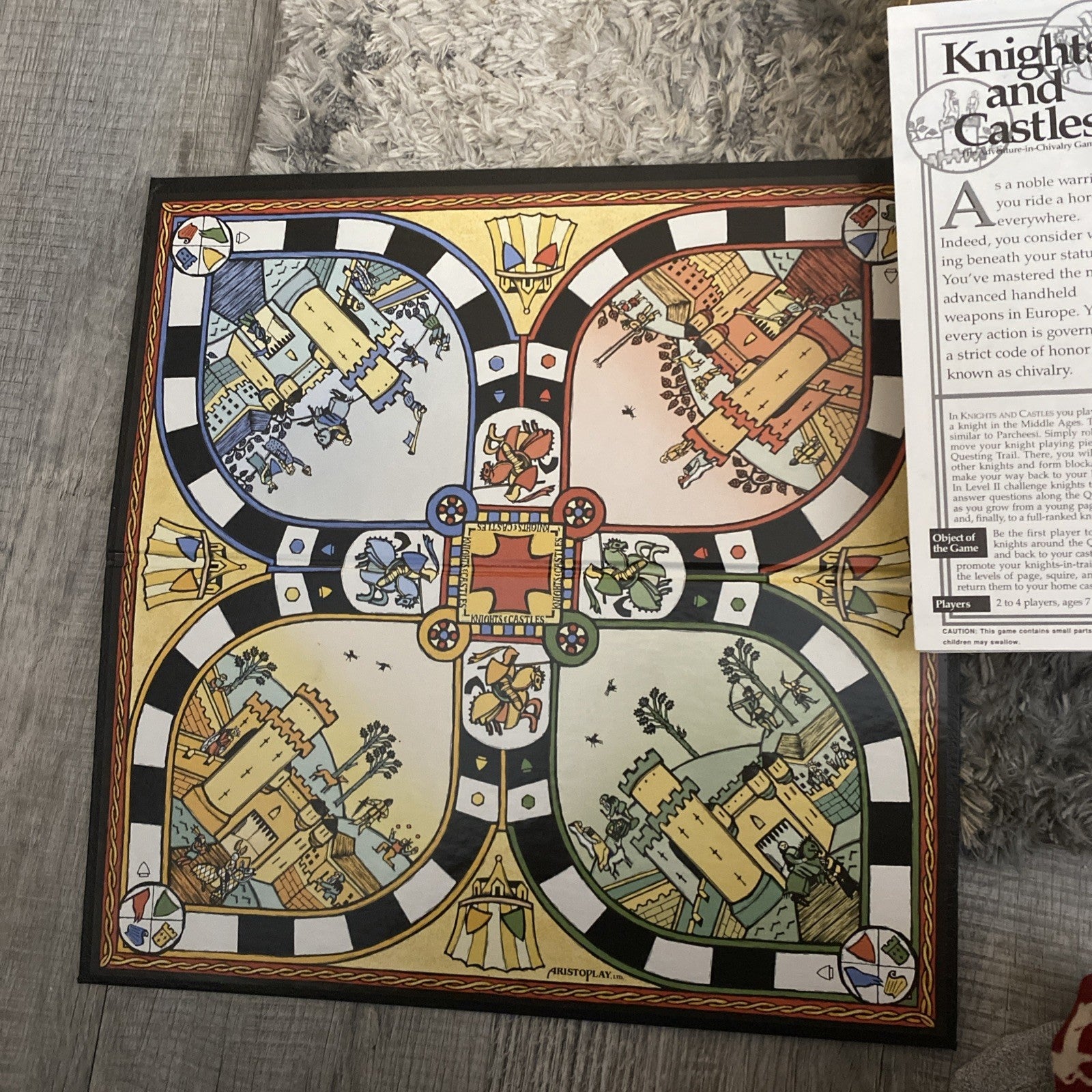 Knights and Castles Adventure Chivalry Game by Aristoplay - Used - Complete