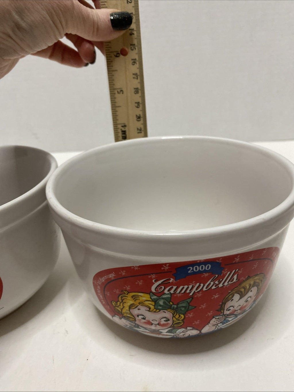CAMPBELL’S KIDS SOUP BOWLS 2000 MILLENNIUM COLLECTION LOT OF 2