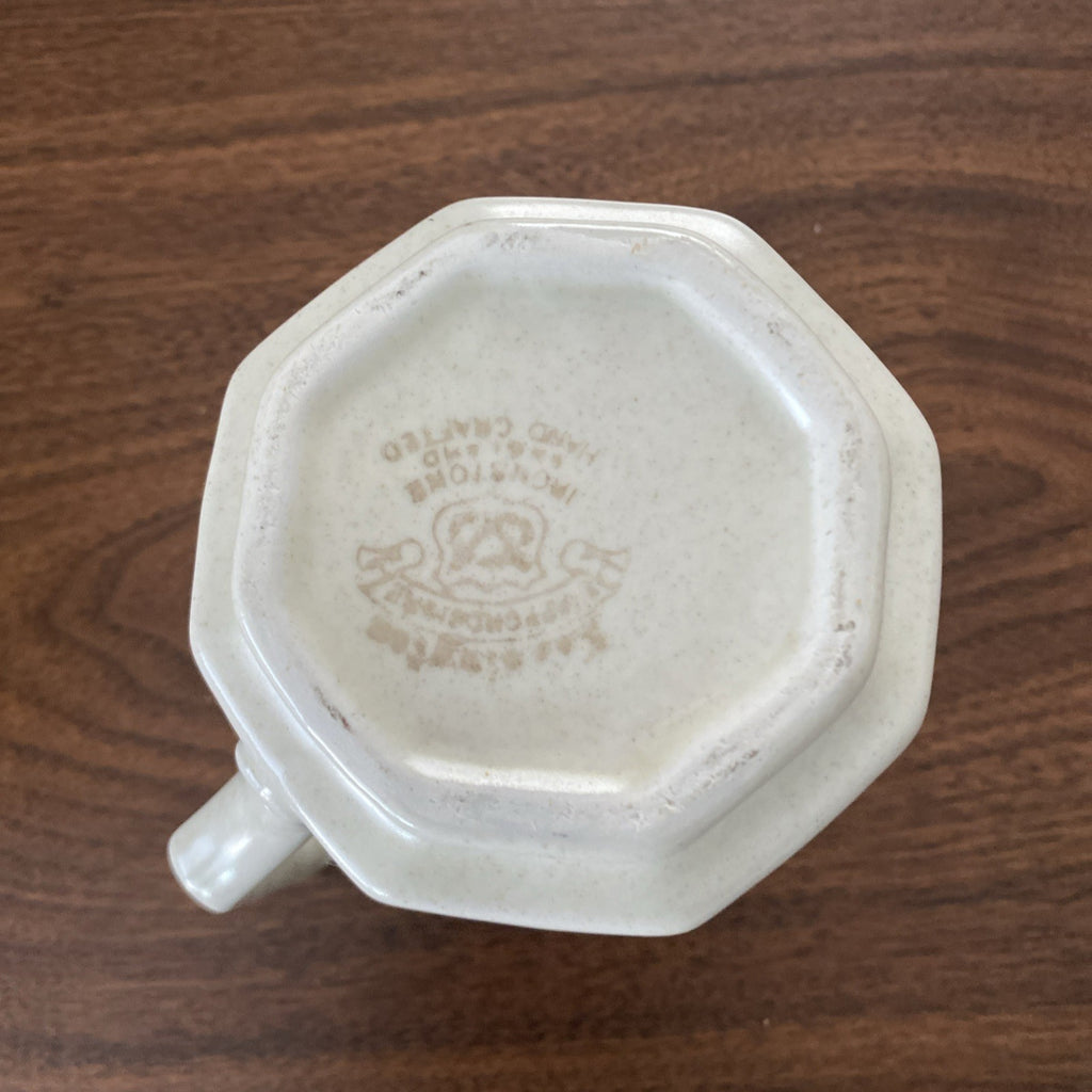 KENSINGTON STAFFORDSHIRE ENGLAND IRONSTONE CANTERBURY CREAMER