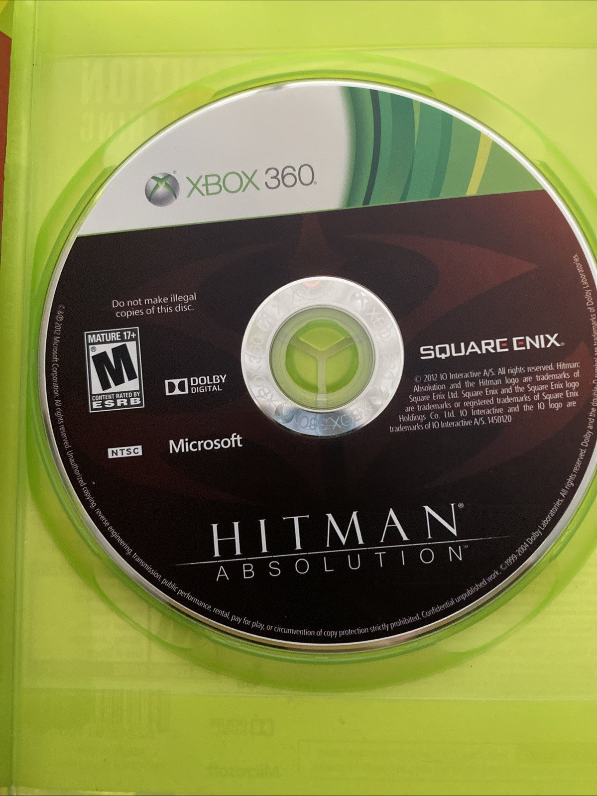 Hitman: Absolution (Microsoft Xbox 360, 2012)