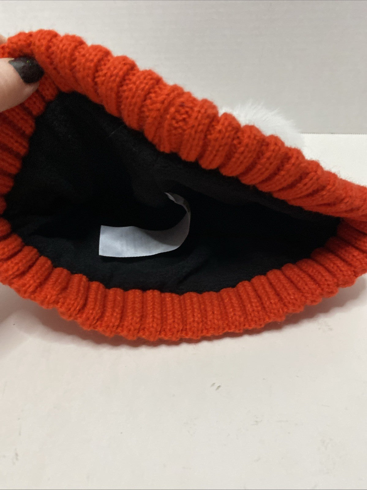 Peanuts New 2025 Snoopy Christmas Beanie Cap Black N Red