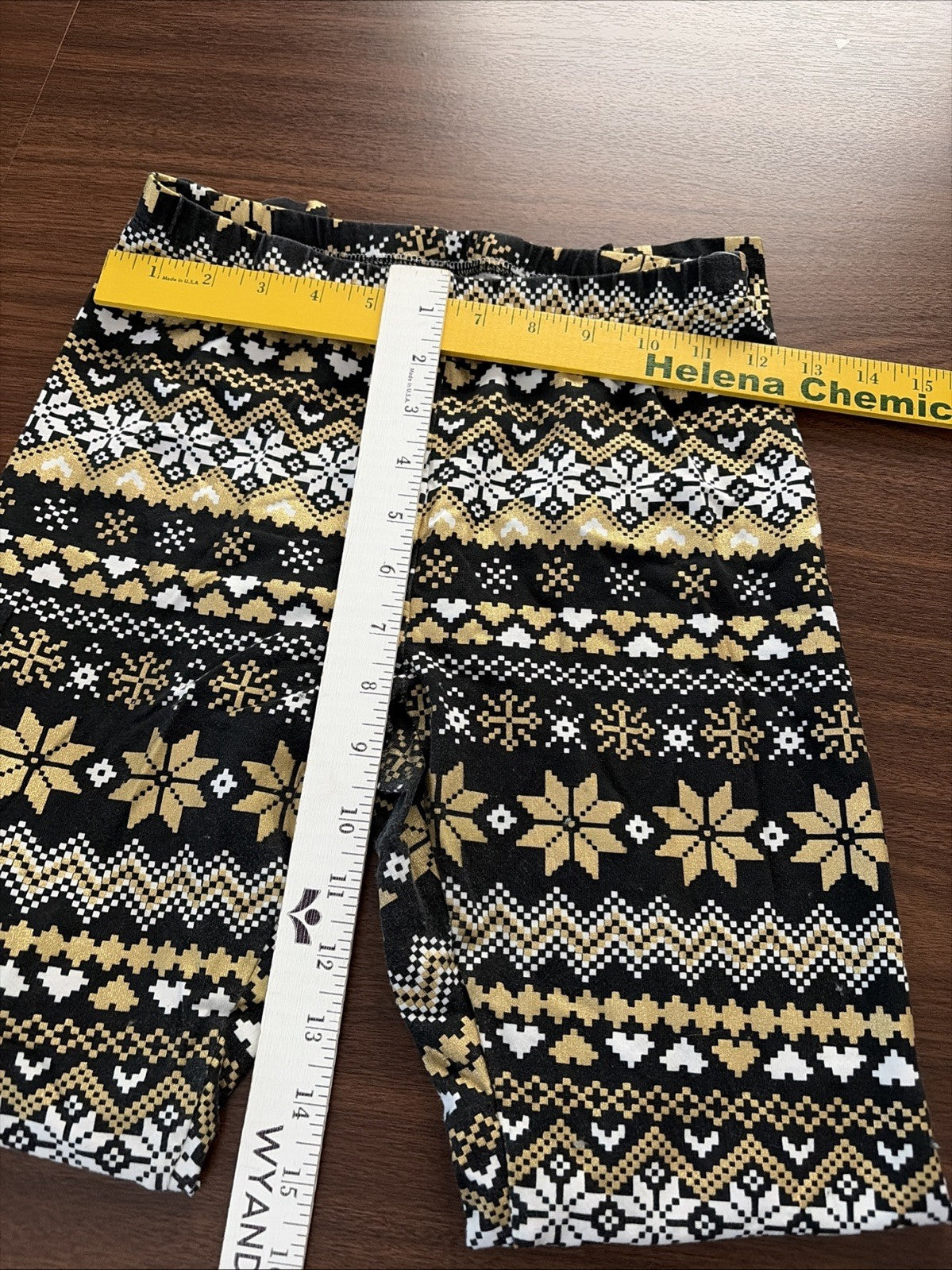 Fabkids Leggings XXL 18 Tan White Brown