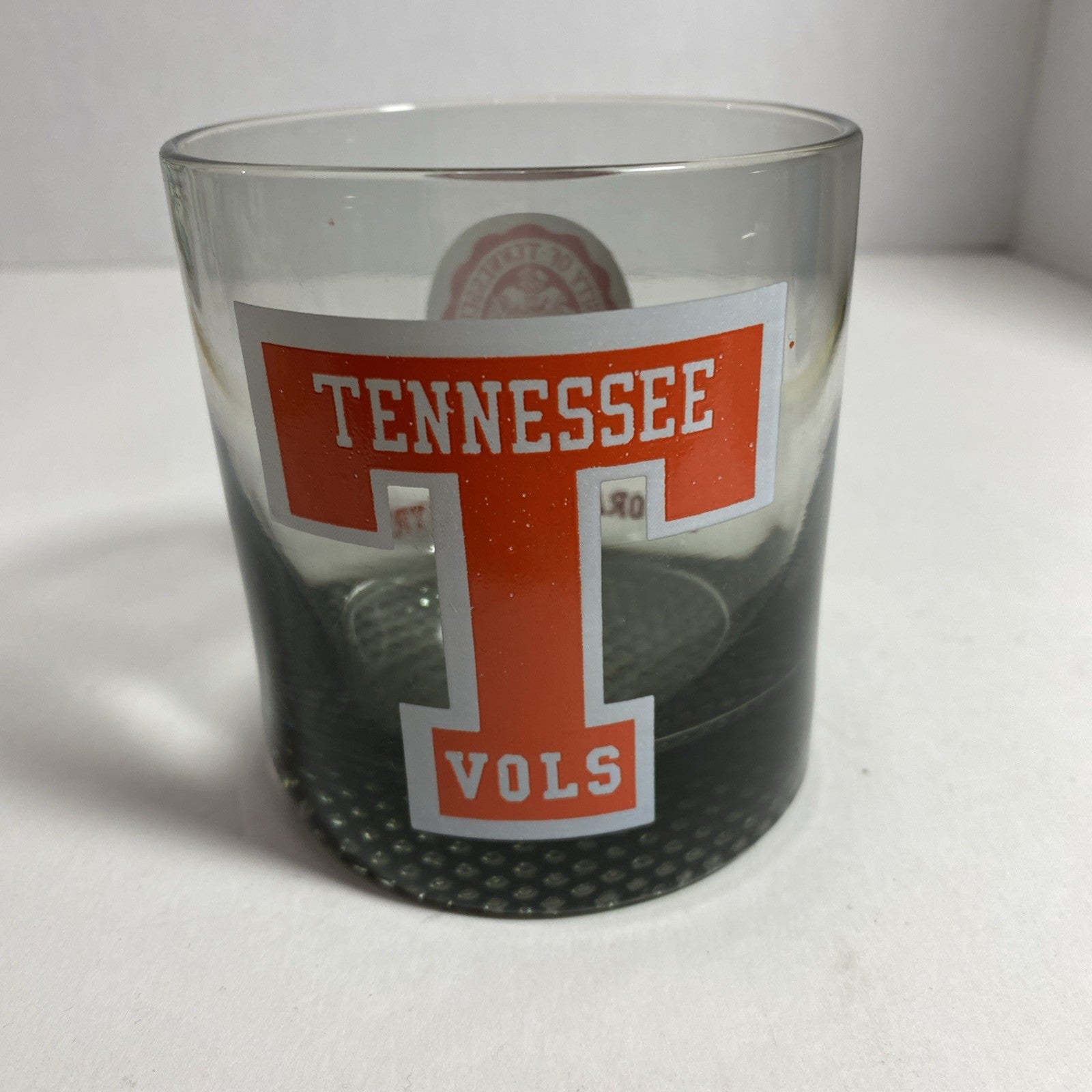 University Of Tennessee  Vintage Rocks Glass Cocktail Short Glass 3.5”