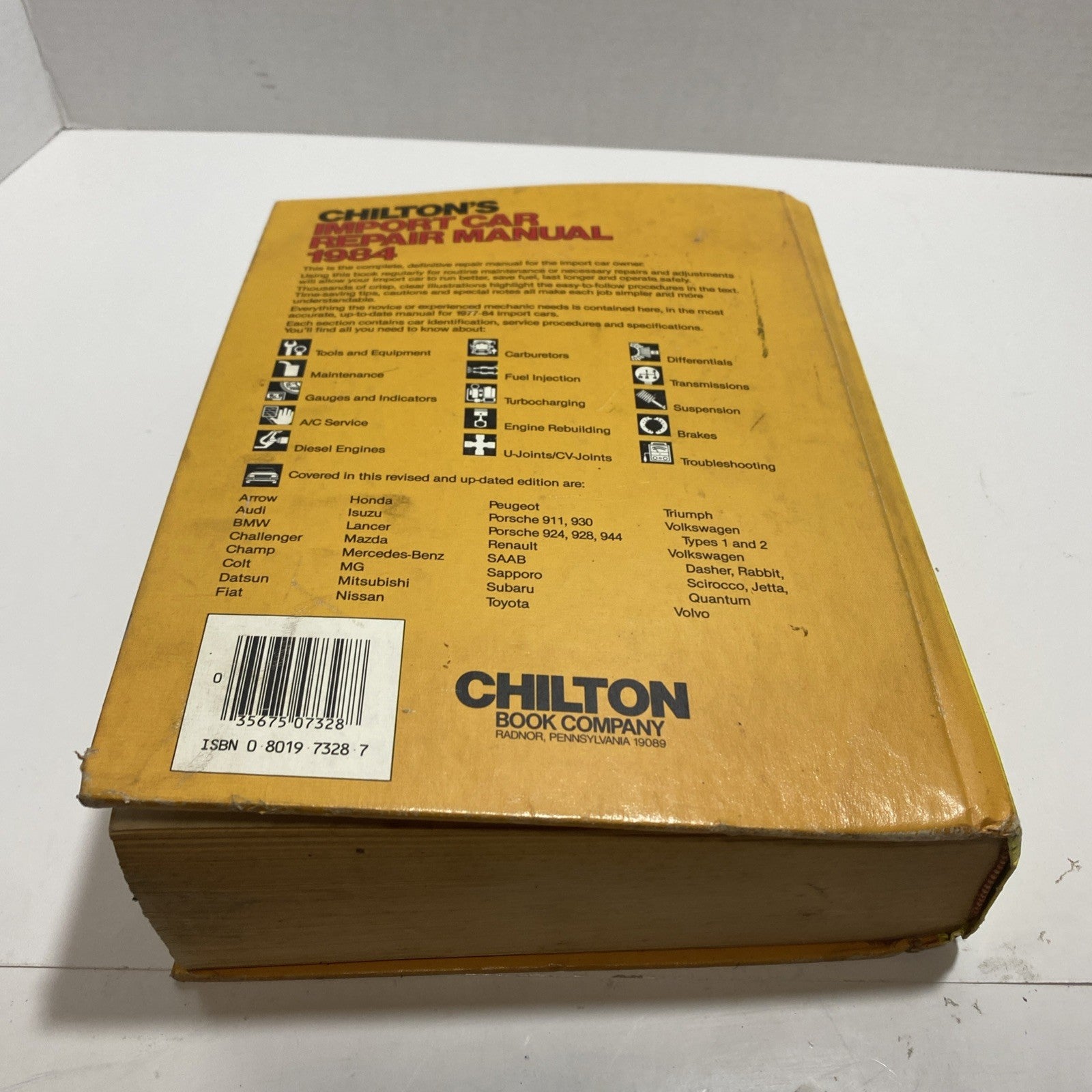 Chilton's Import Car Auto Repair Manual 1977 to 1984 automotive maintenance HC