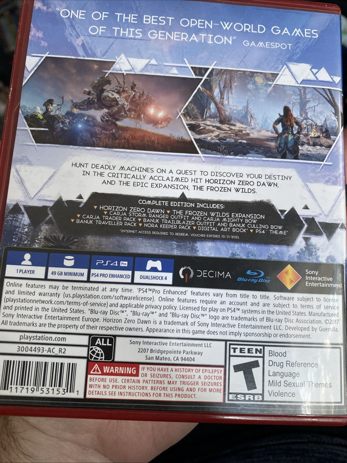Horizon Zero Dawn Complete Edition Hits - Sony PlayStation 4