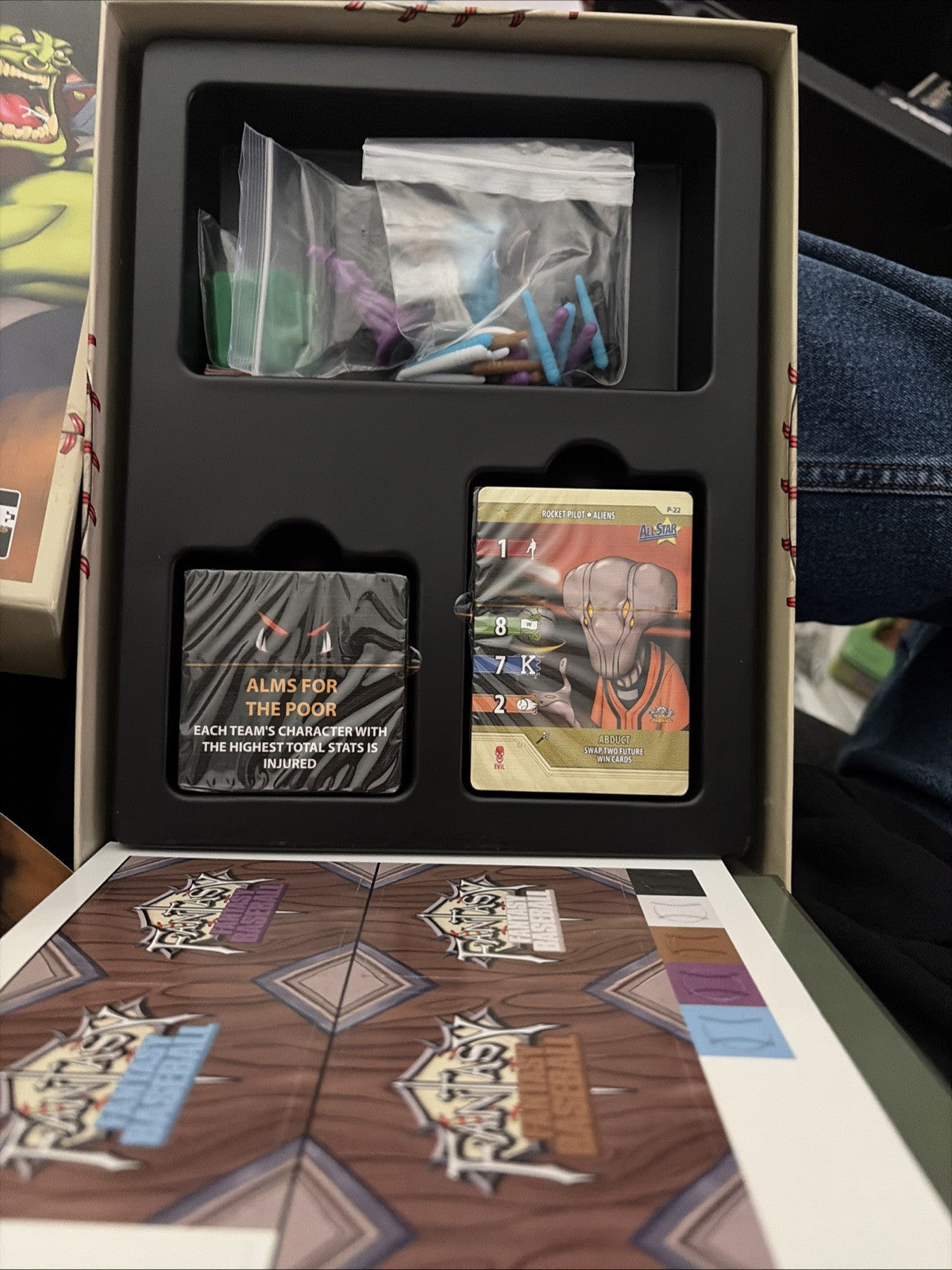Fantasy Fantasy Baseball Board Game CSE Games Card Game Kickstarter 2016 NOB