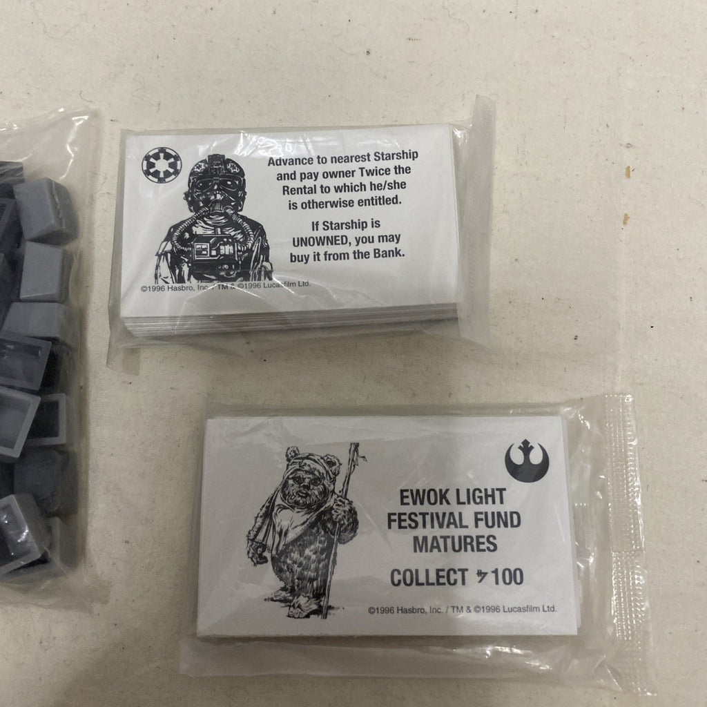 Star Wars Monopoly, Unused, pieces still sealed in plastic!