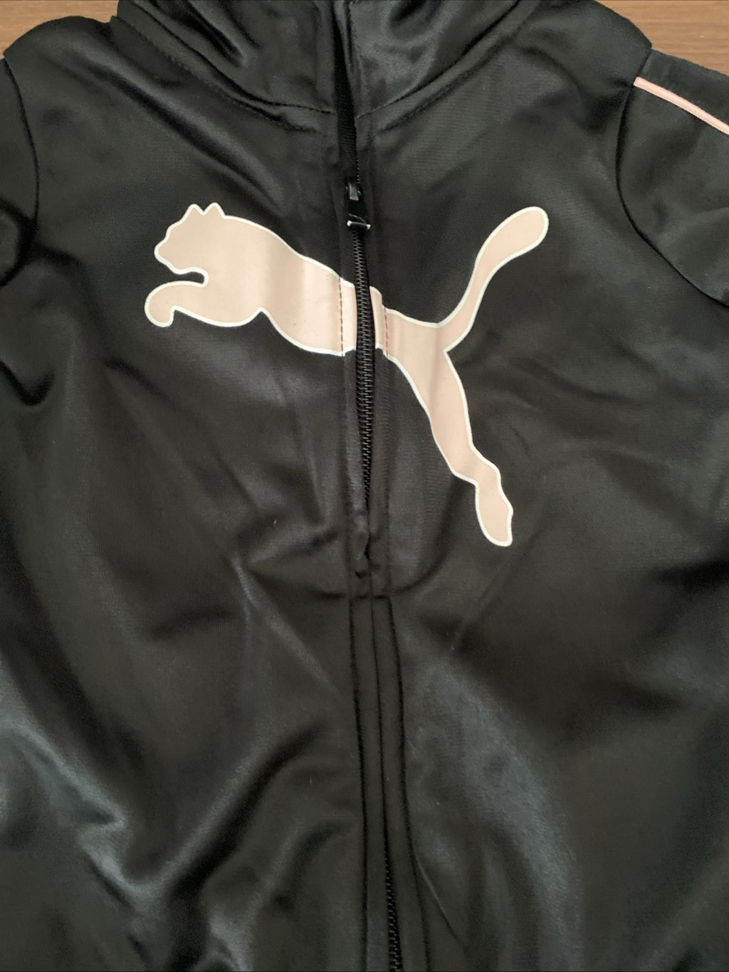 Small Child 4T  PUMA jacket, pink, Black Free Shipping