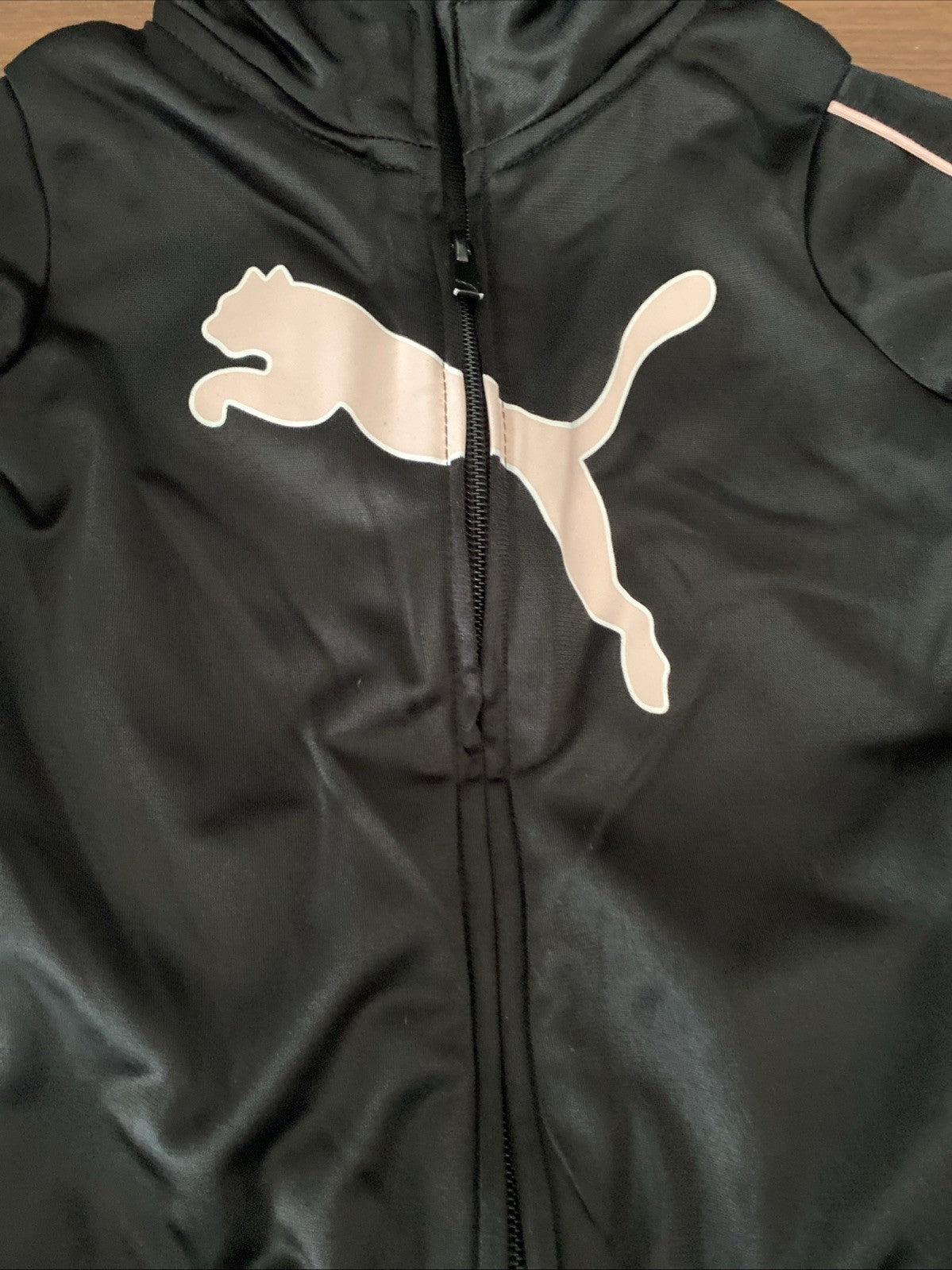Small Child 4T  PUMA jacket, pink, Black Free Shipping