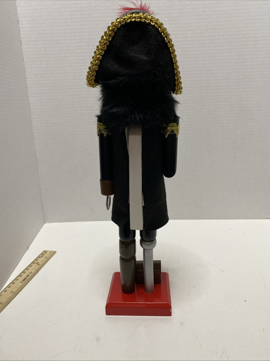 Vintage Christmas Pirate Nutcracker 14"l Limited Edition 2010 Hook Sword Peg Leg