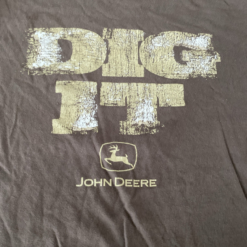 Vintage John Deere Dig It T Shirt Size XL free shipping