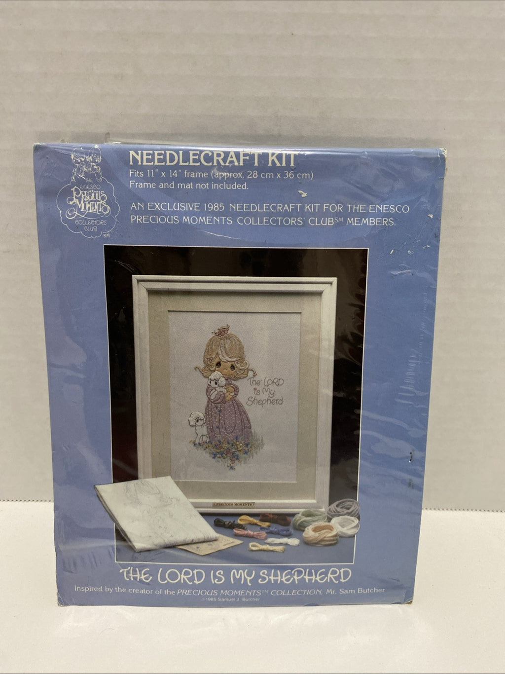Precious Moments NOS Sealed Needlecraft Kit The Lord IS My Shepherd VTG 1985