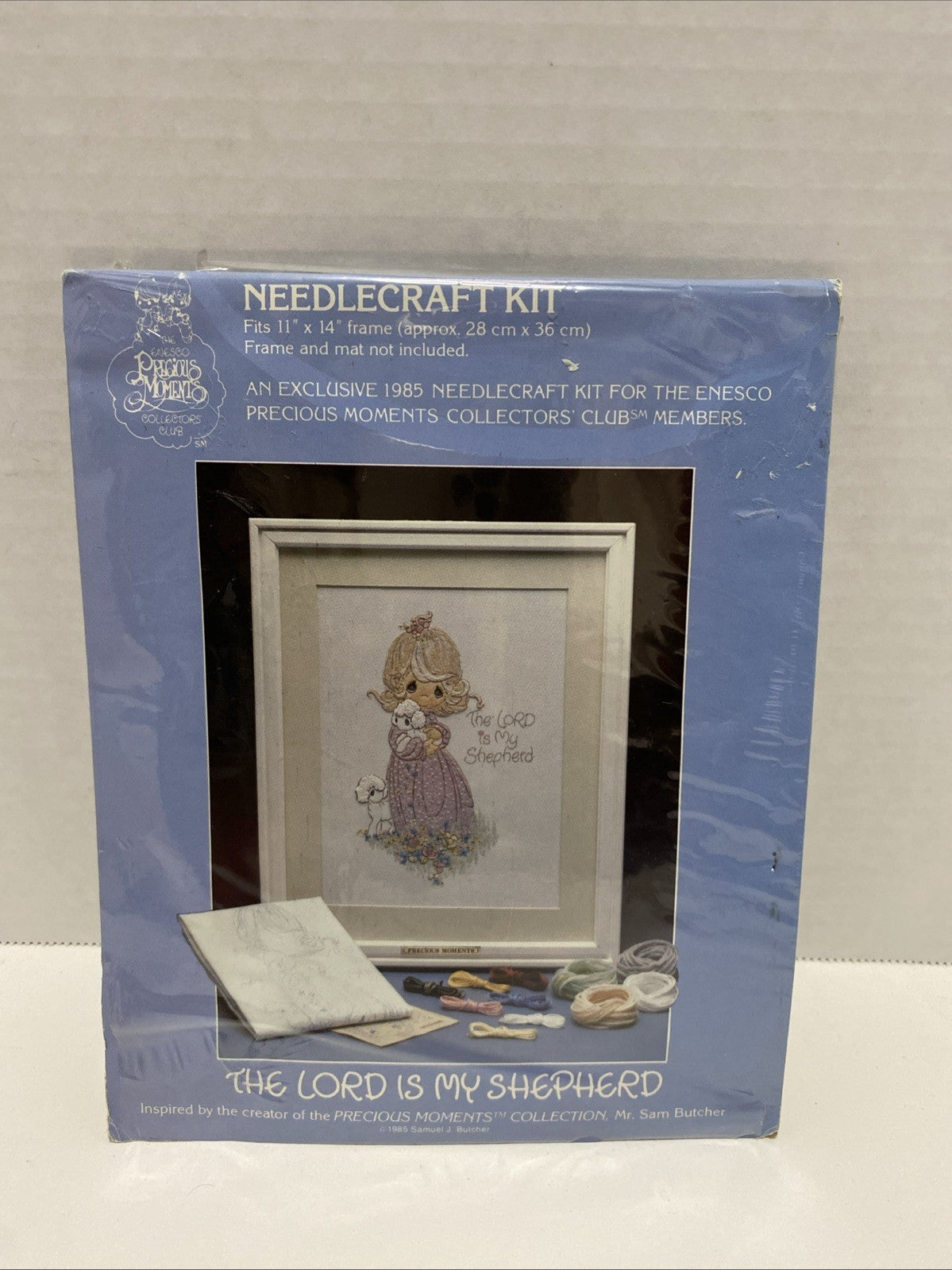 Precious Moments NOS Sealed Needlecraft Kit The Lord IS My Shepherd VTG 1985