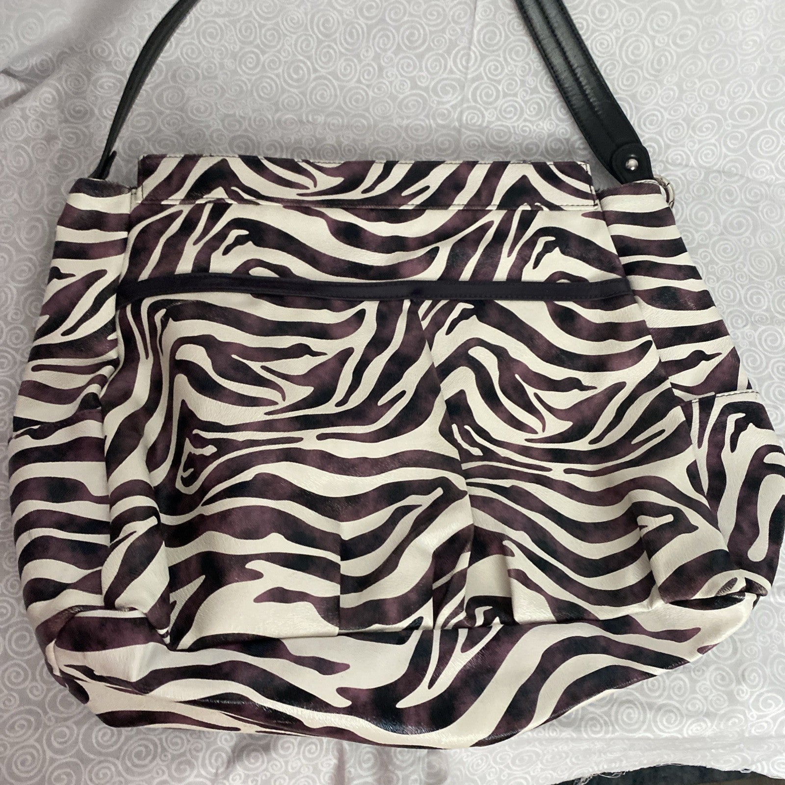 Miche Prima Shell Jocelynne zebra look purse cover magnetic NEW in bag sealed
