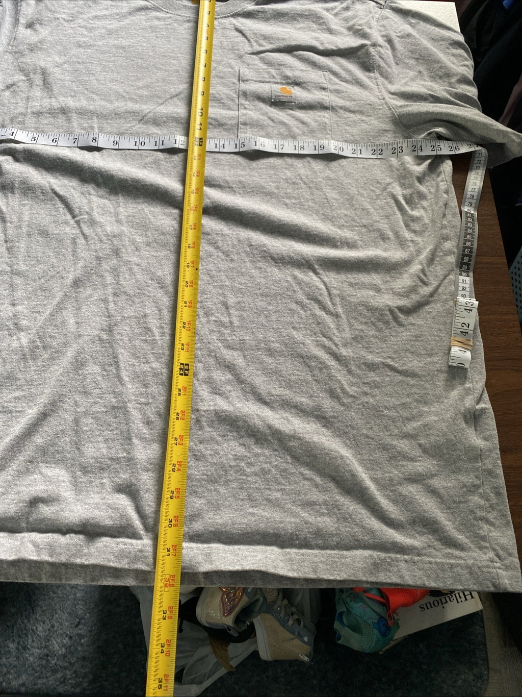 Carhartt XLT original fit pocket T-shirt gray free shipping