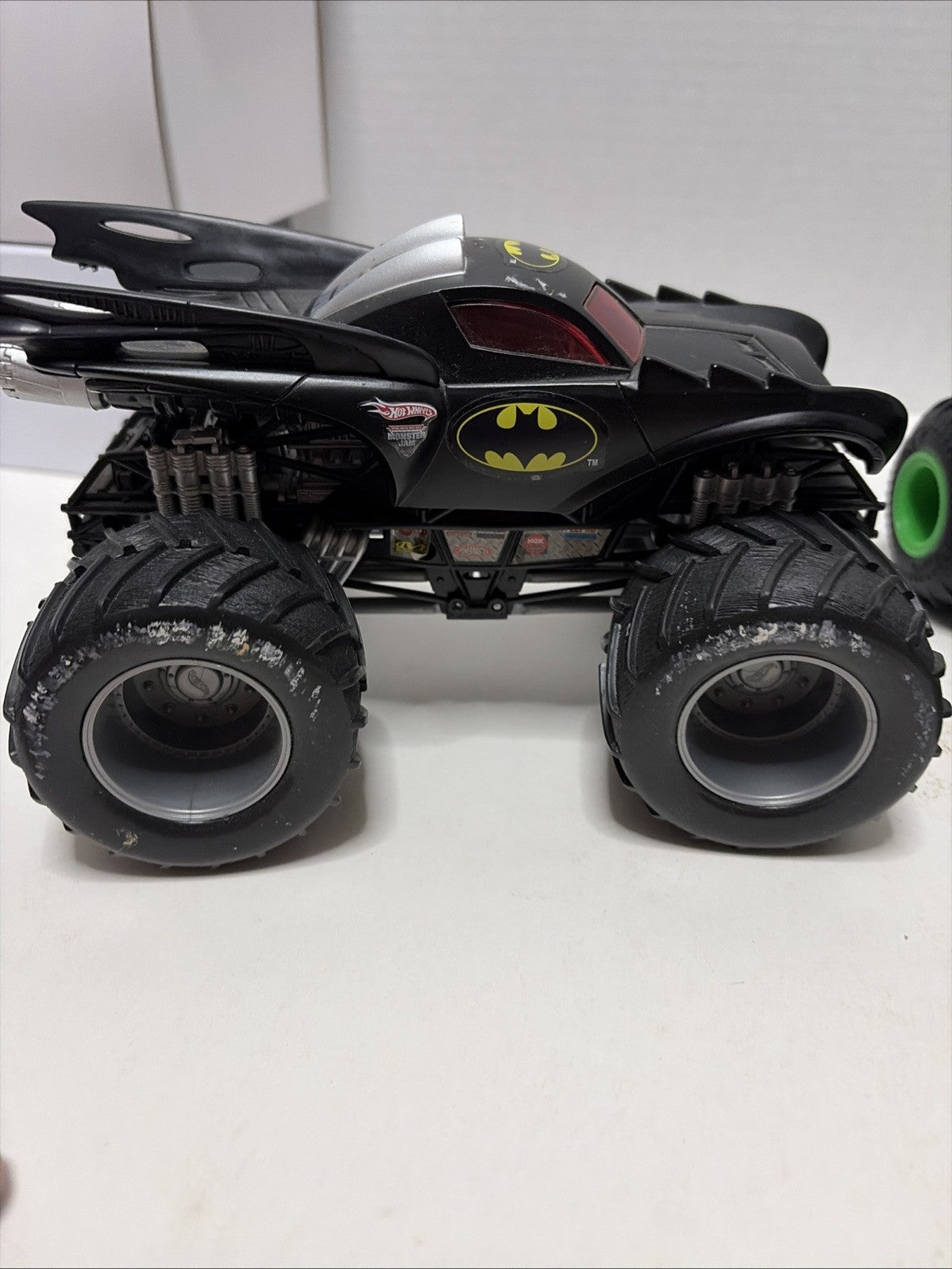 Hot Wheels Monster Jam Trucks Lot Of 2. 4”x7”. See Pic Batman And Grave Digger