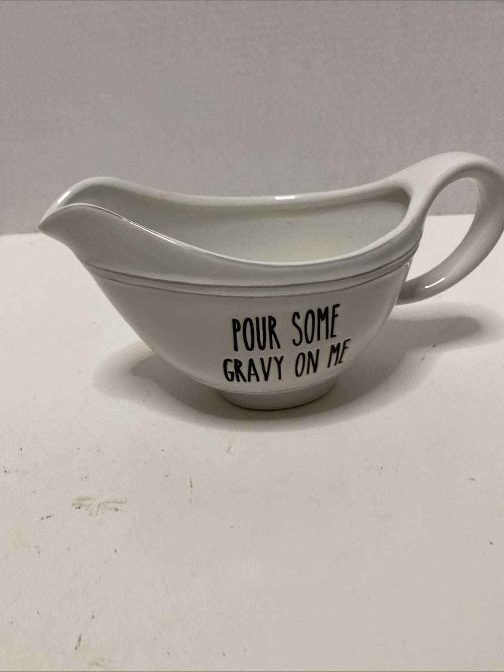 Pour some gravy on me gravy boat 8.3 x 4.3 x 4.1”