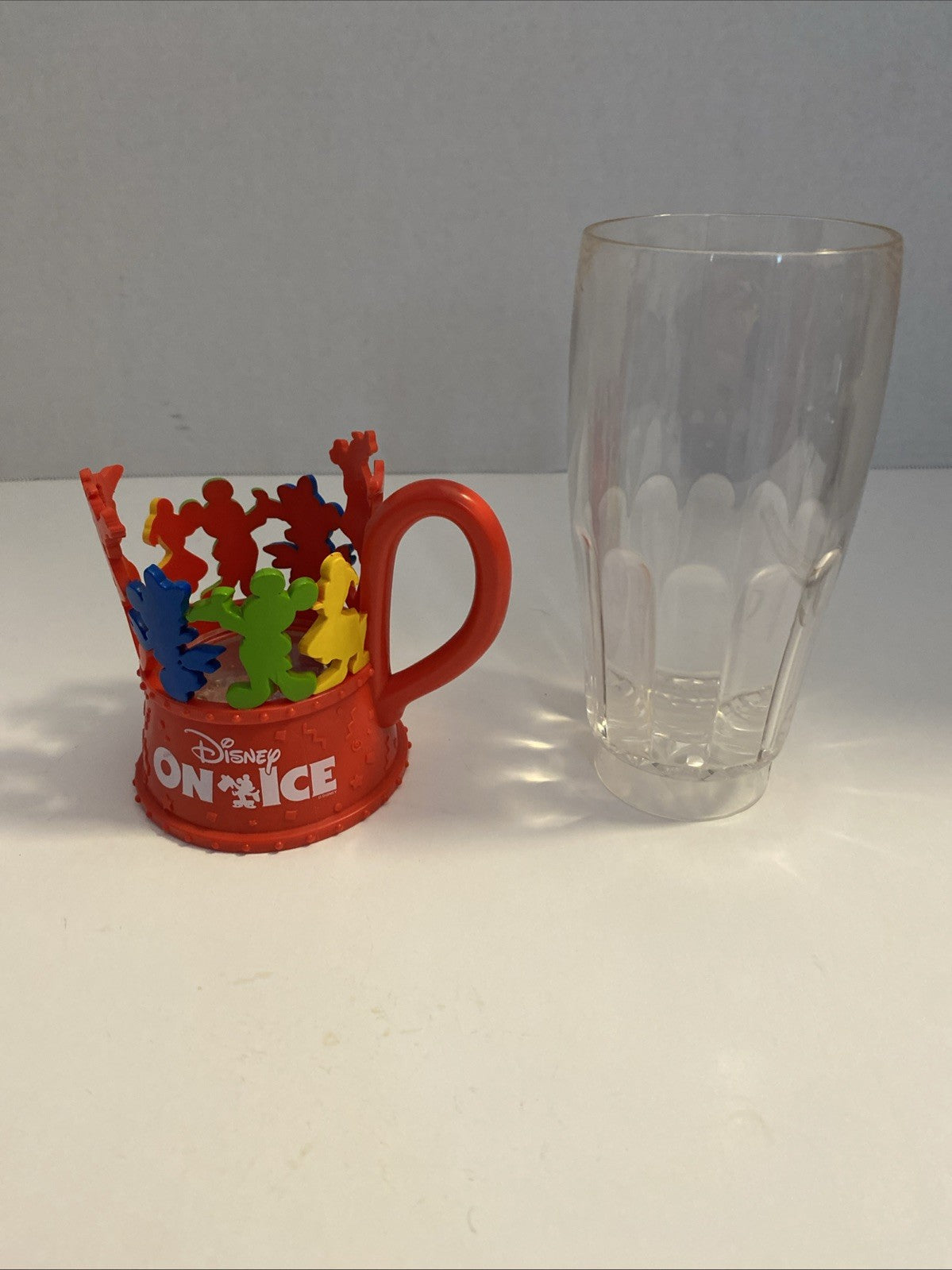 Disney On Ice Souvenir  Mickey Mouse  Cup/ Mug 7" Tall-Light Up. NEEDS BATTERY