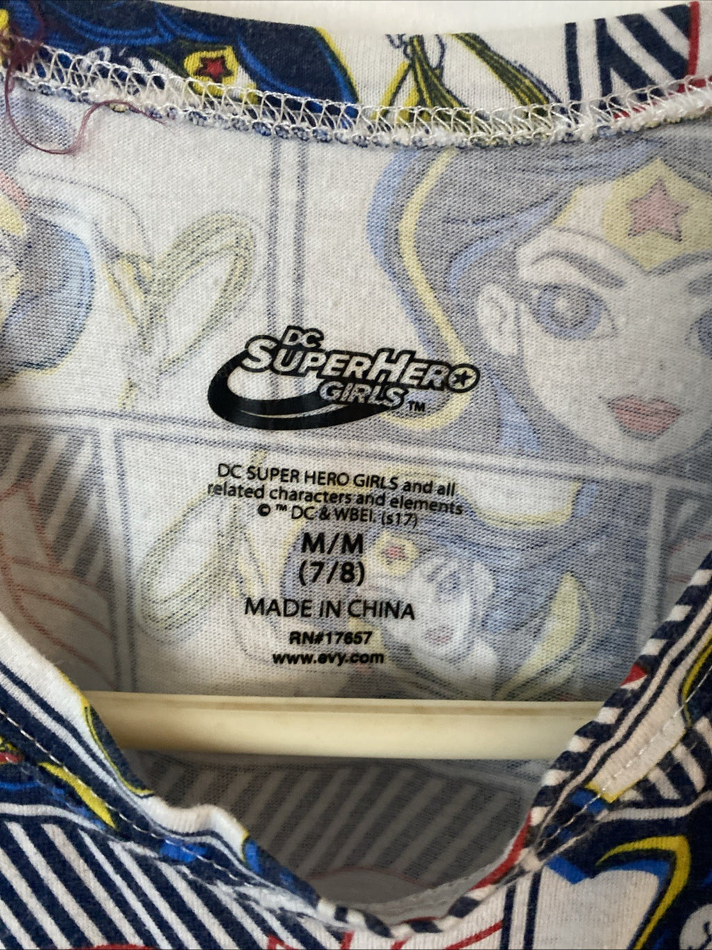 Wonder woman size 7/8 medium superhero girls short sleeve T-shirt