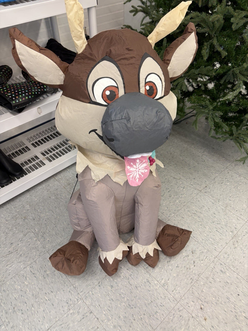 Disney Frozen 3.5 Ft Baby Sven Airblown Christmas Inflatable Yard Decor