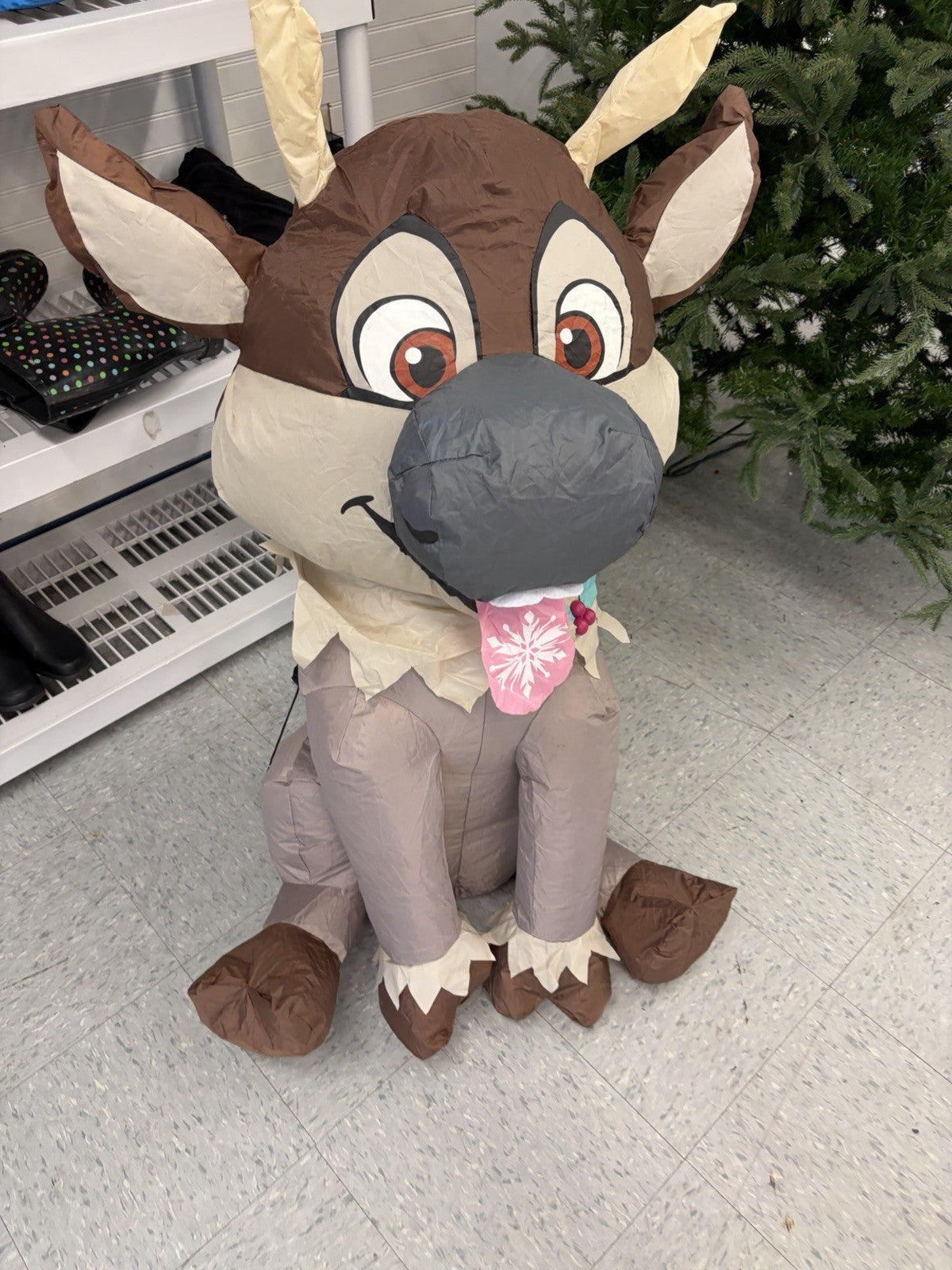 Disney Frozen 3.5 Ft Baby Sven Airblown Christmas Inflatable Yard Decor