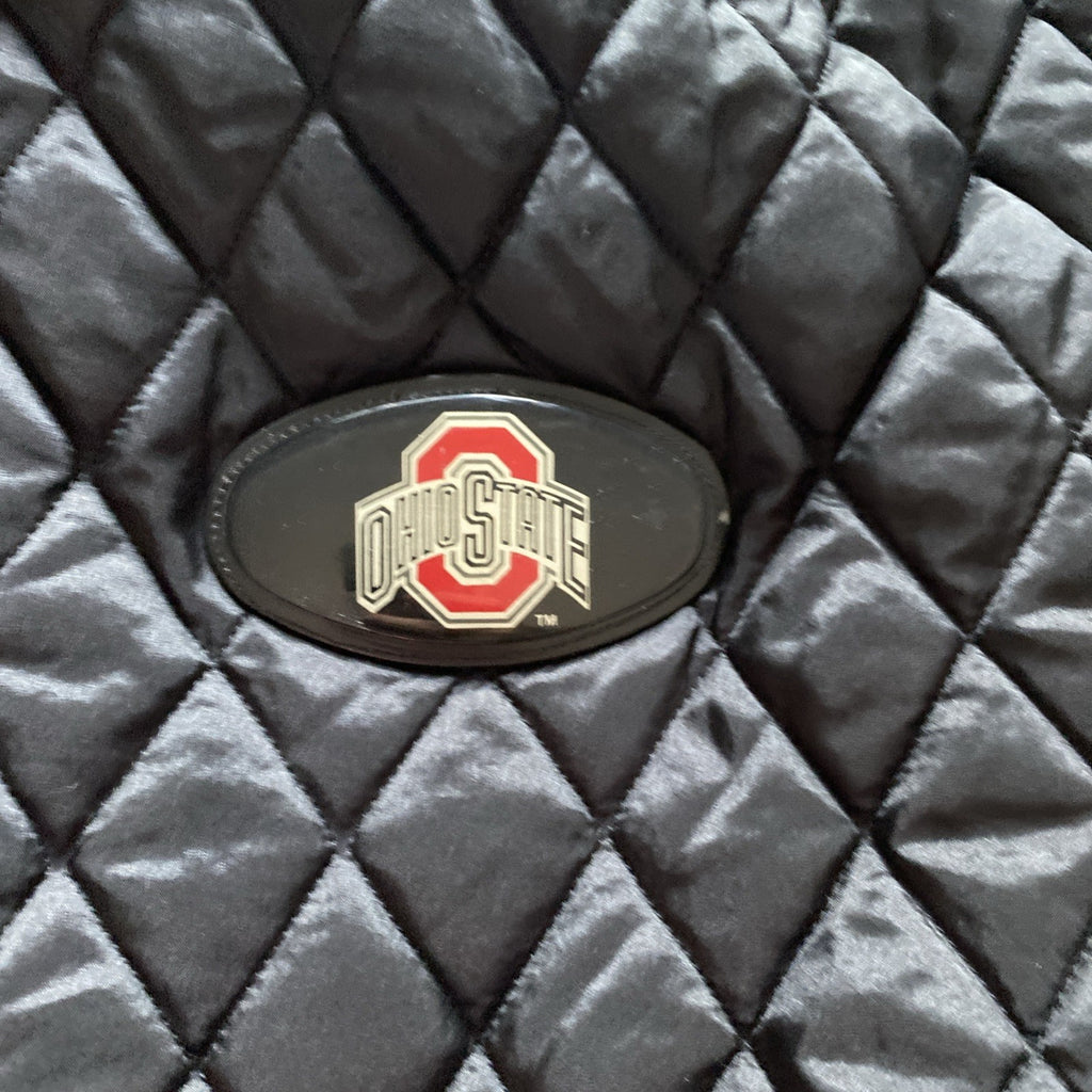 Vintage 90s Pro Player Ohio State Quilted Reversible Hooded Jacket Mens Medium
