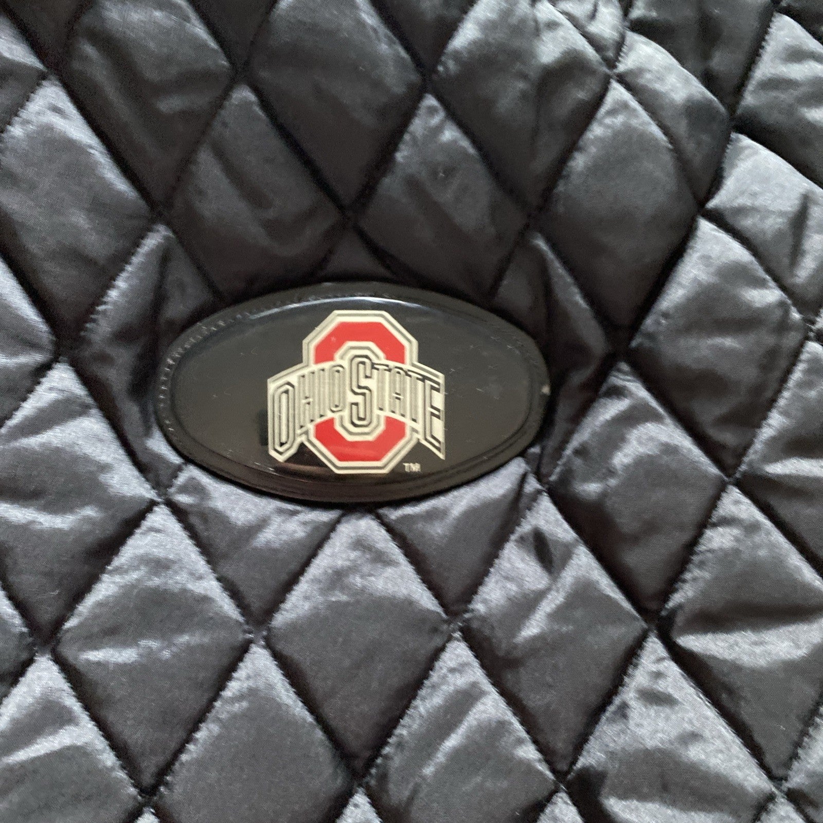 Vintage 90s Pro Player Ohio State Quilted Reversible Hooded Jacket Mens Medium