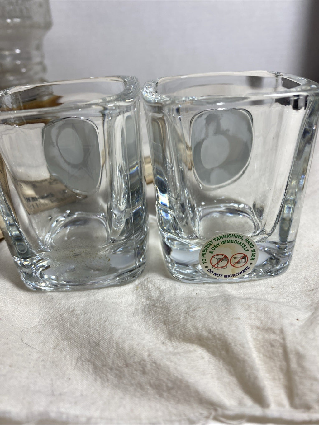 Dallas Cowboys Shot Glasses Set of 2 Star and Helmet NFL official sticker