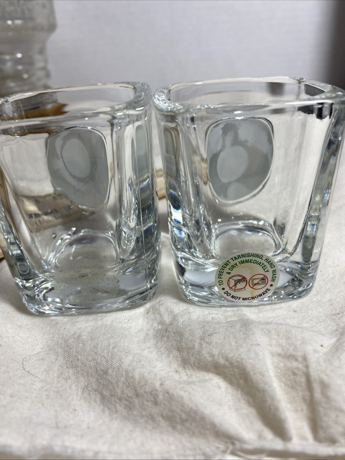 Dallas Cowboys Shot Glasses Set of 2 Star and Helmet NFL official sticker