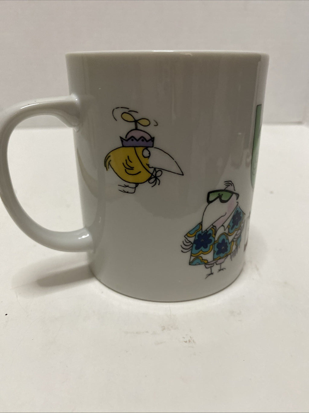 Message Mugs I Work With Some Strange Birds Coffee Mug Cup Japan