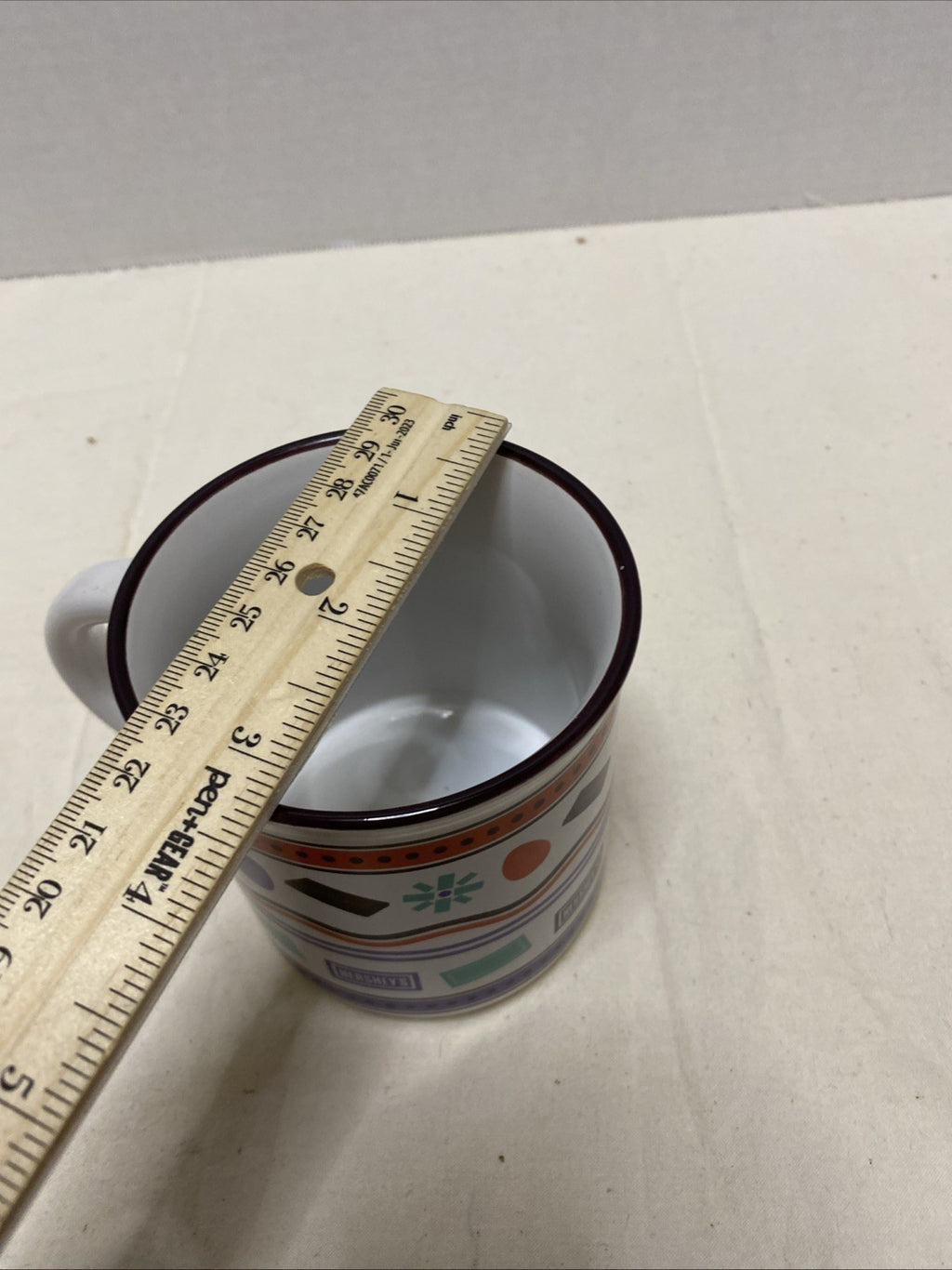 Hershey's Chocolate Cocoa Galerie Brown Orange Purple Coffee Tea Mug Cup