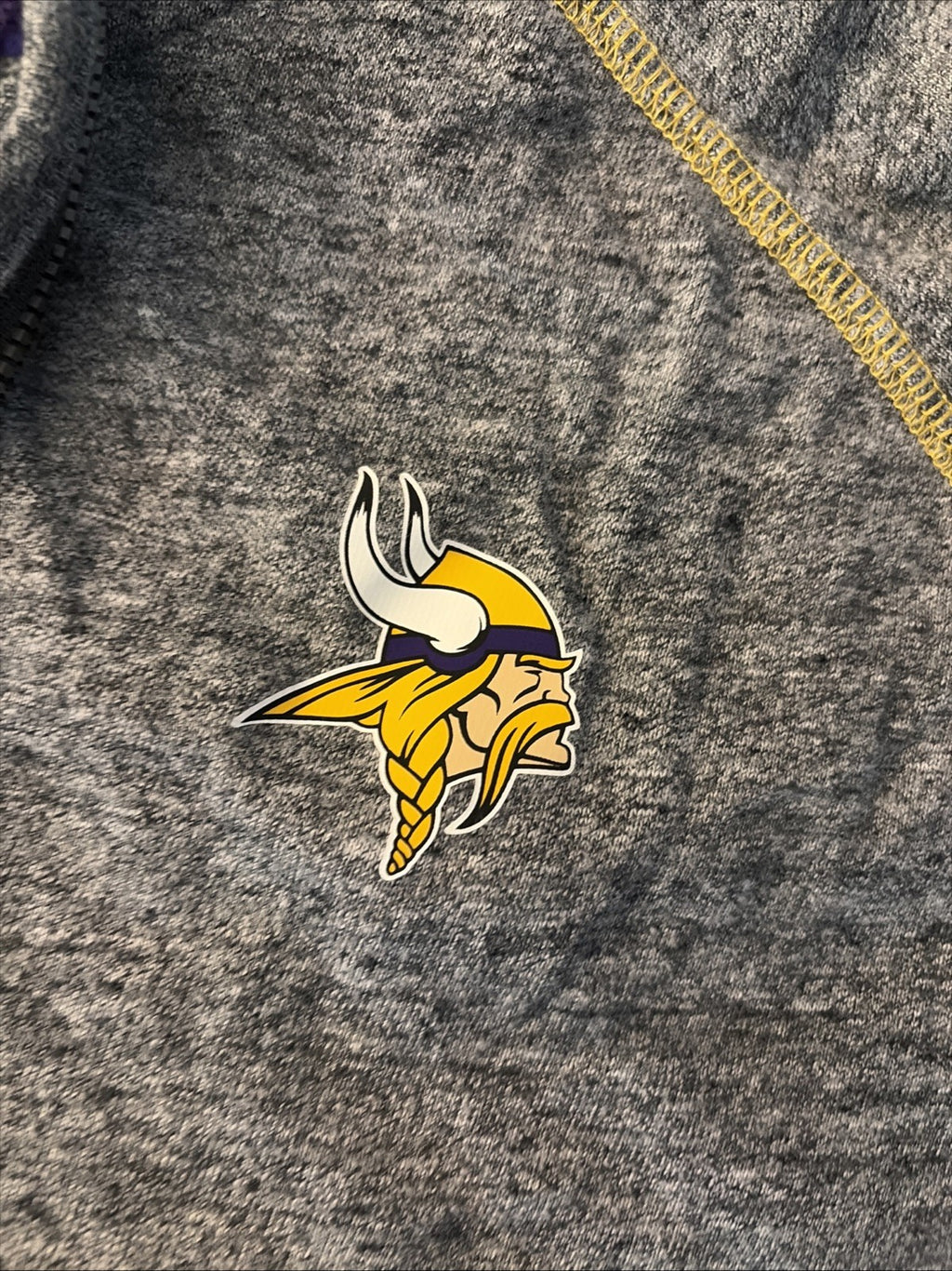 Nike Men’s Large Lightweight Front Zip Hoodie NFL Minnesota Minnesota Vikings
