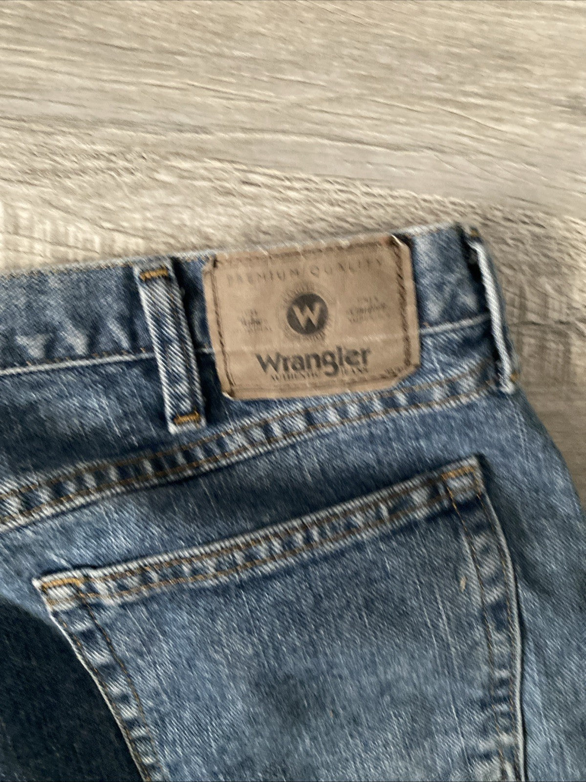 Wrangler Jeans Men's 40x32 Relaxed Fit Straight Leg Blue Pre-Owned 97601V