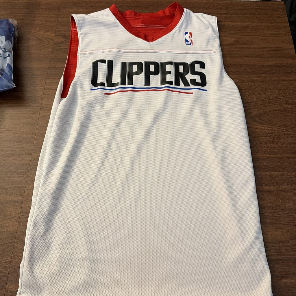 Men’s Small Kawhi Leonard Clippers Basketball Reversible Jersey #2 Red White