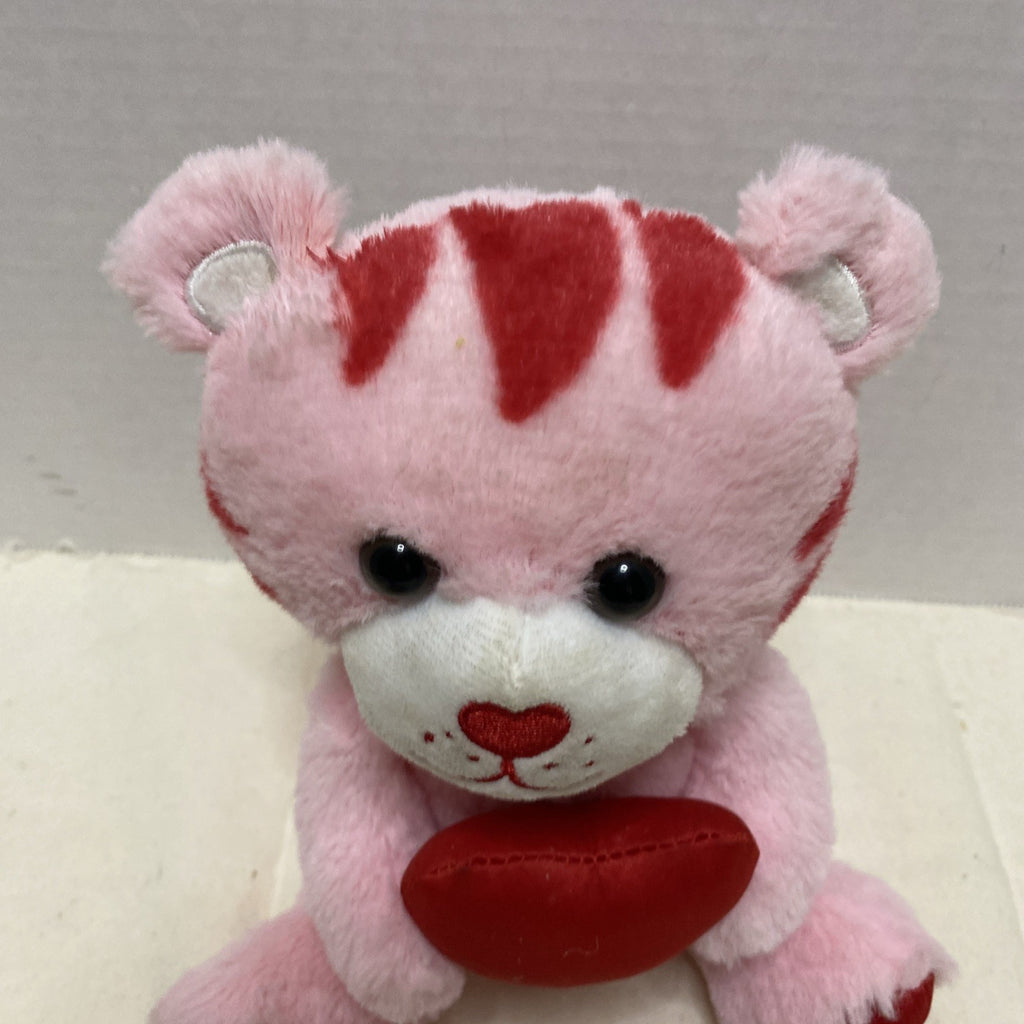 Build a Bear Buddies Pink Tiger Heart Smallfrys 7" Plush