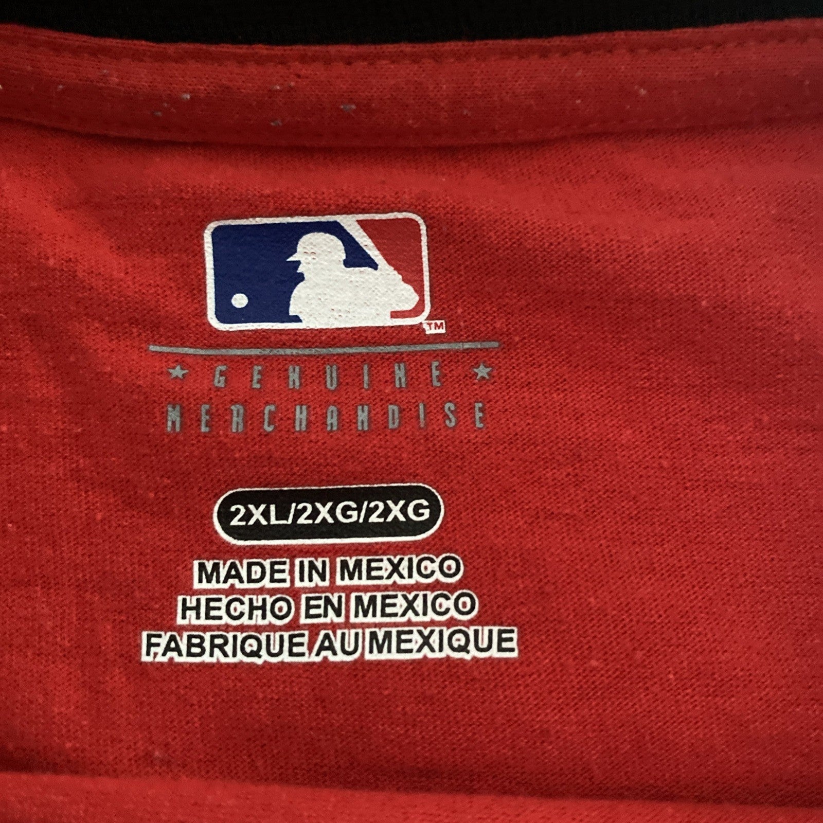 MLB Cincinnati Reds men’s double extra-large two tone T-shirt short sleeve