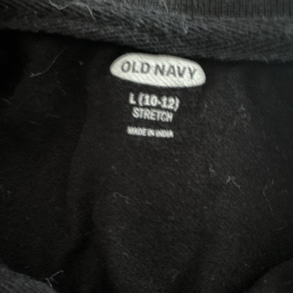 Old Navy Boys size large 10–12 black short sleeve polish shirt