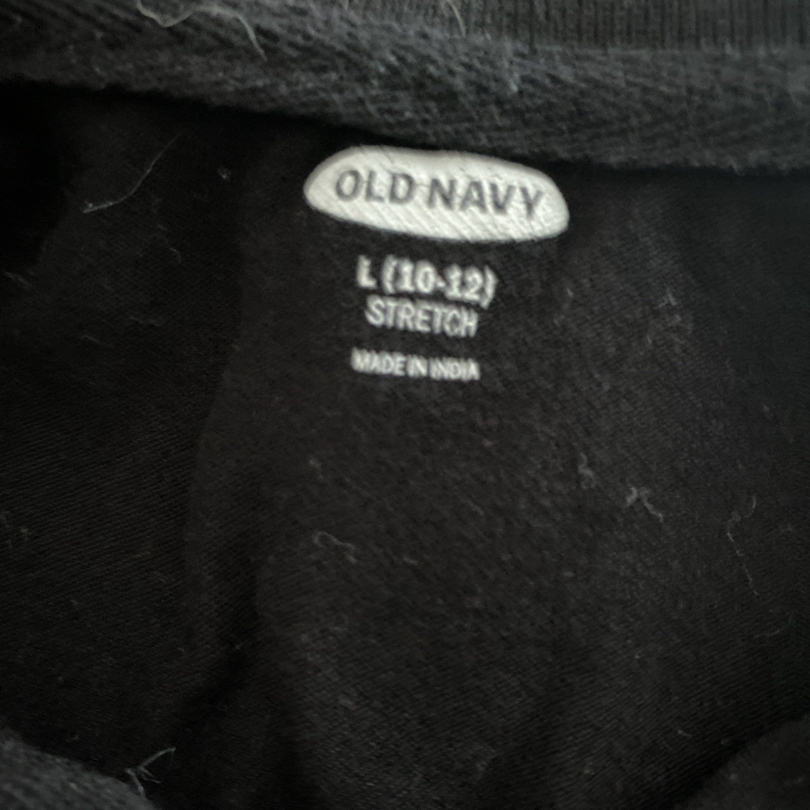 Old Navy Boys size large 10–12 black short sleeve polish shirt