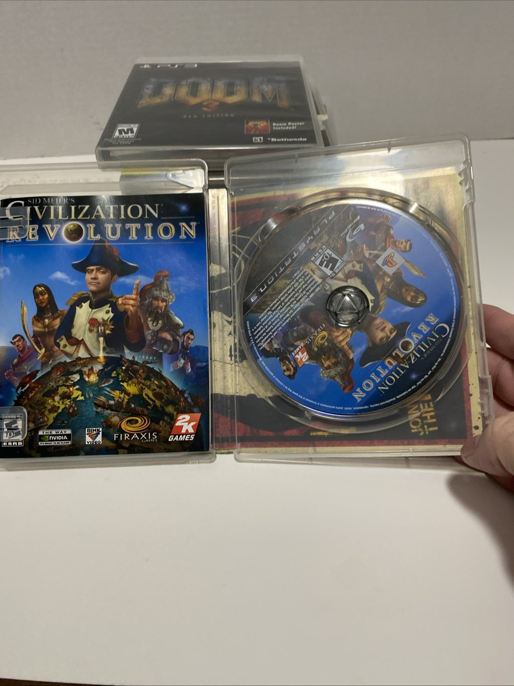 Sid Meier's Civilization Revolution (Sony PlayStation 3, 2008) PS3 with Manual
