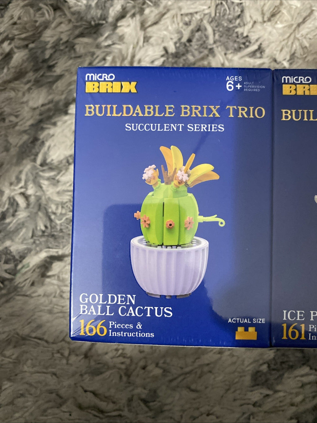 Micro Brix Succulent Series Buildable Brix Trio Plants Cactus Set 469 Pieces